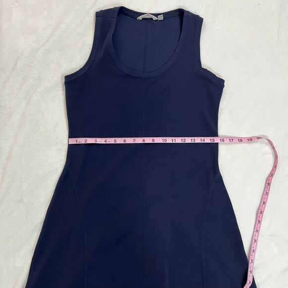 Athleta Navy Blue Knit Tank Dress Size Medium - Picture 7 of 8